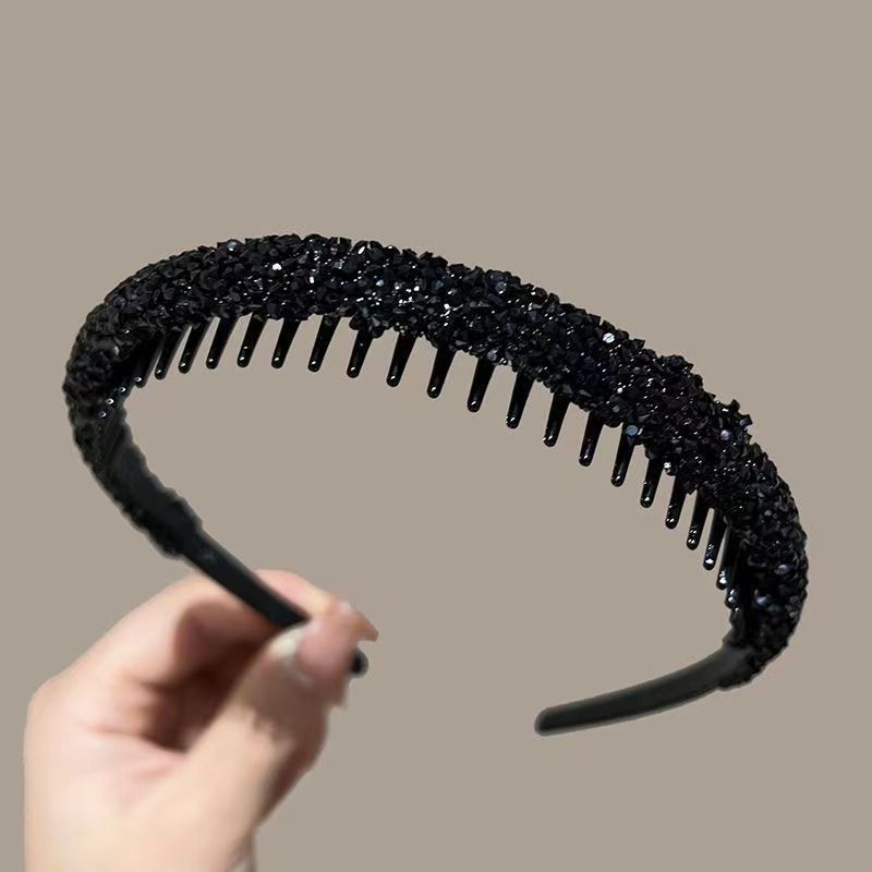 Tech Accessories For Women - Não-deslizamento strass aros de cabelo bandas