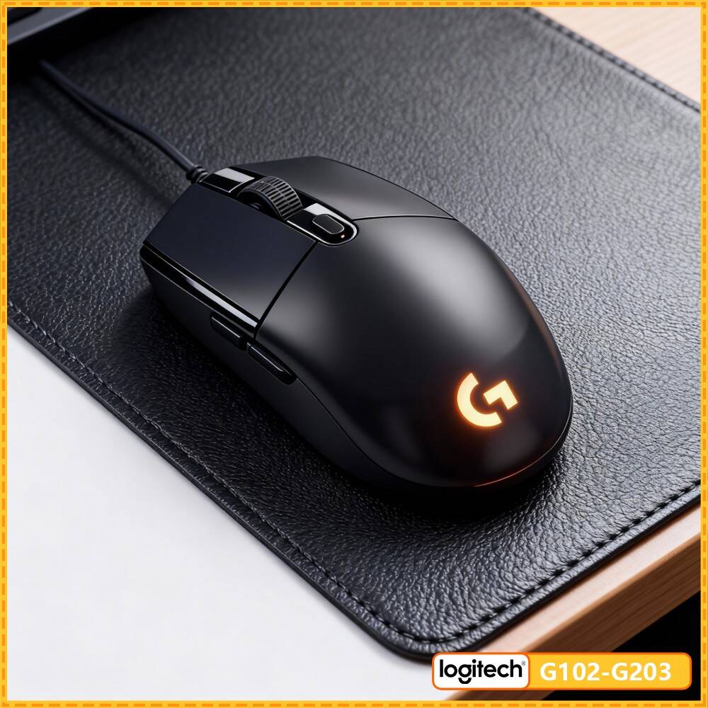 Logitech Mouse G203 - Mouse Gamer RGB com Fio Logitech