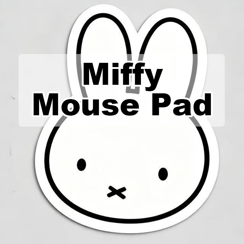 Kawaii Tech Accessories - Mouse Pad Miffy Kawaii com Superfície