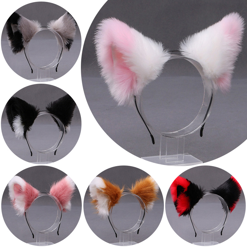 Tech Accessories For Women - Tiara de Pelúcia Orelhas de Gato