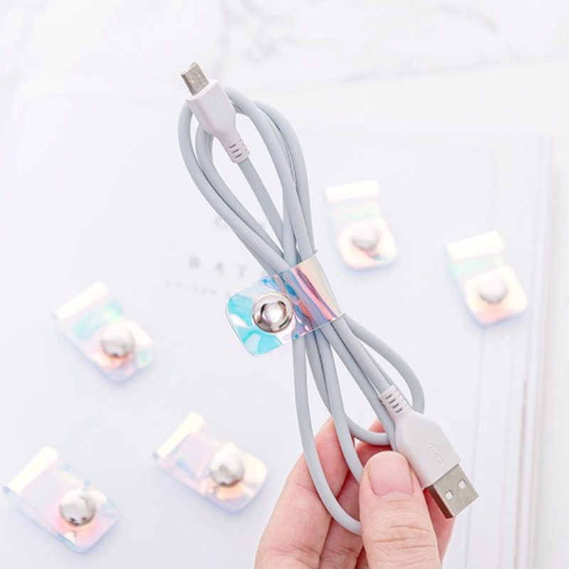 Travel Cable Organizer - 5 pçs ins laser pvc starp