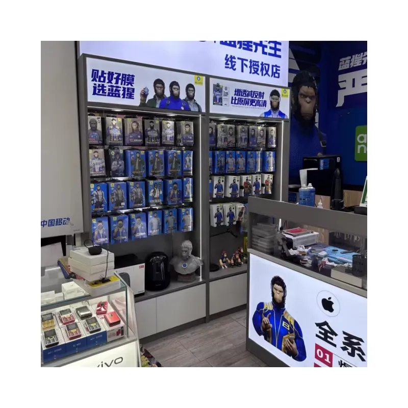 Tech Accessories Kiosk - Acessórios Modernos Personalizados, Vitrine com Tela