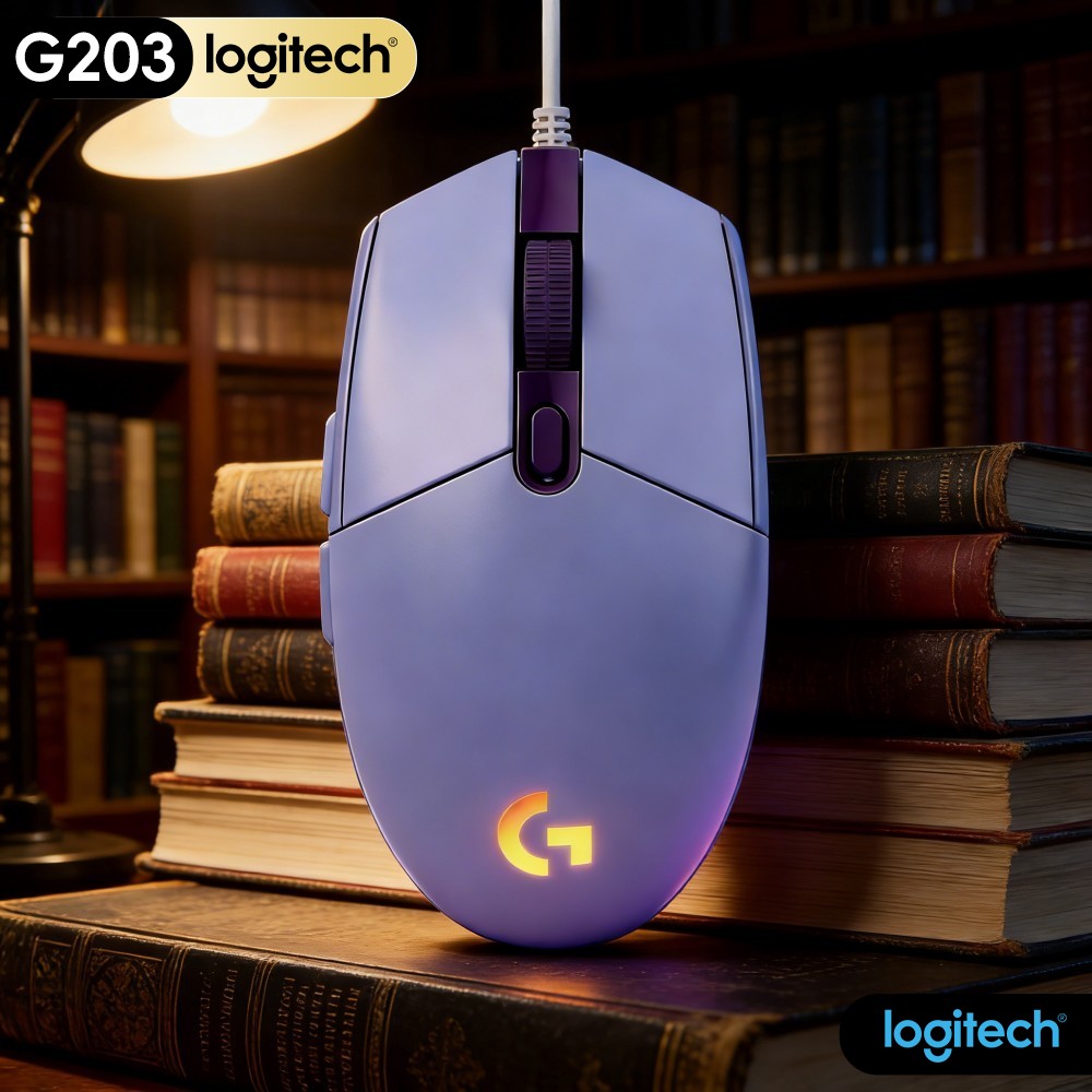 Logitech Mouse G203 - Mouse Gamer com Fio Logitech G203,