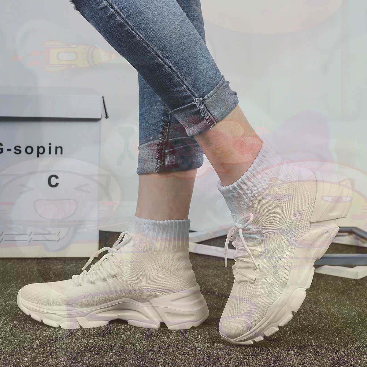 Tech Girl Accessories - Aumenta a altura sumer basquete sapatos