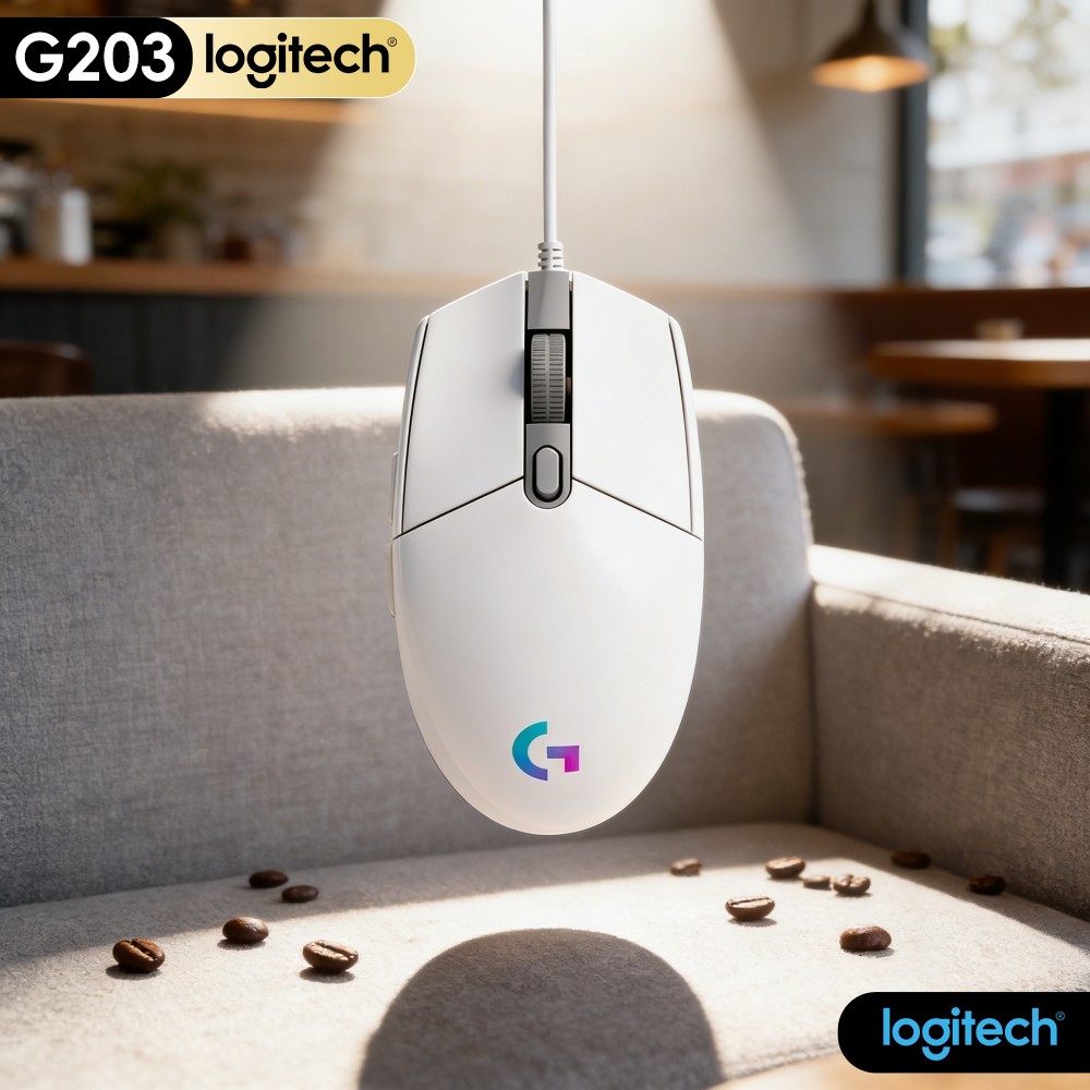 Logitech Mouse G203 - Mouse Gamer com Fio Logitech G203,