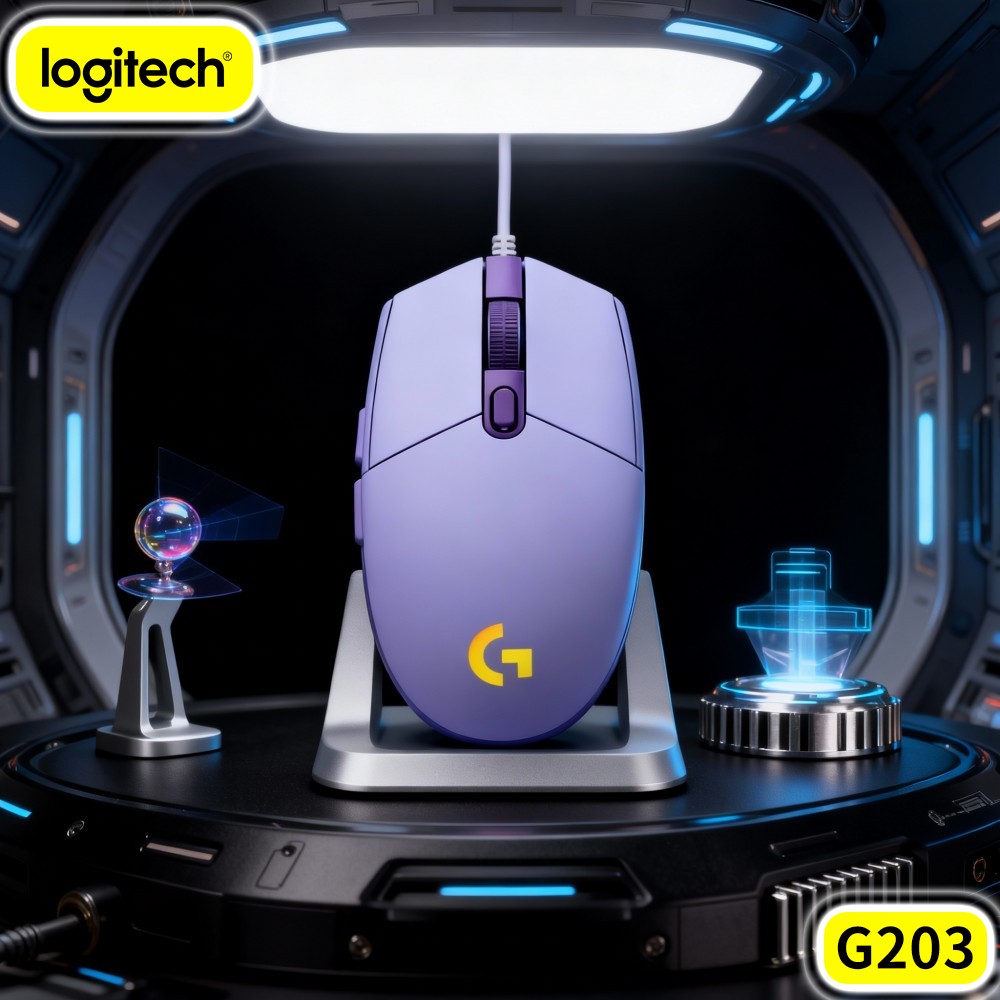 Mouse Gamer Logitech G203 com  - Logitech Mouse G203 avaliação e preço