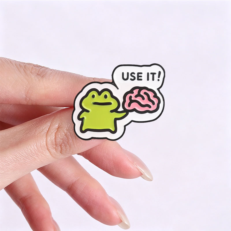 Broches de Sapo Engraçados, Pi - Kawaii Tech Accessories avaliação e preço