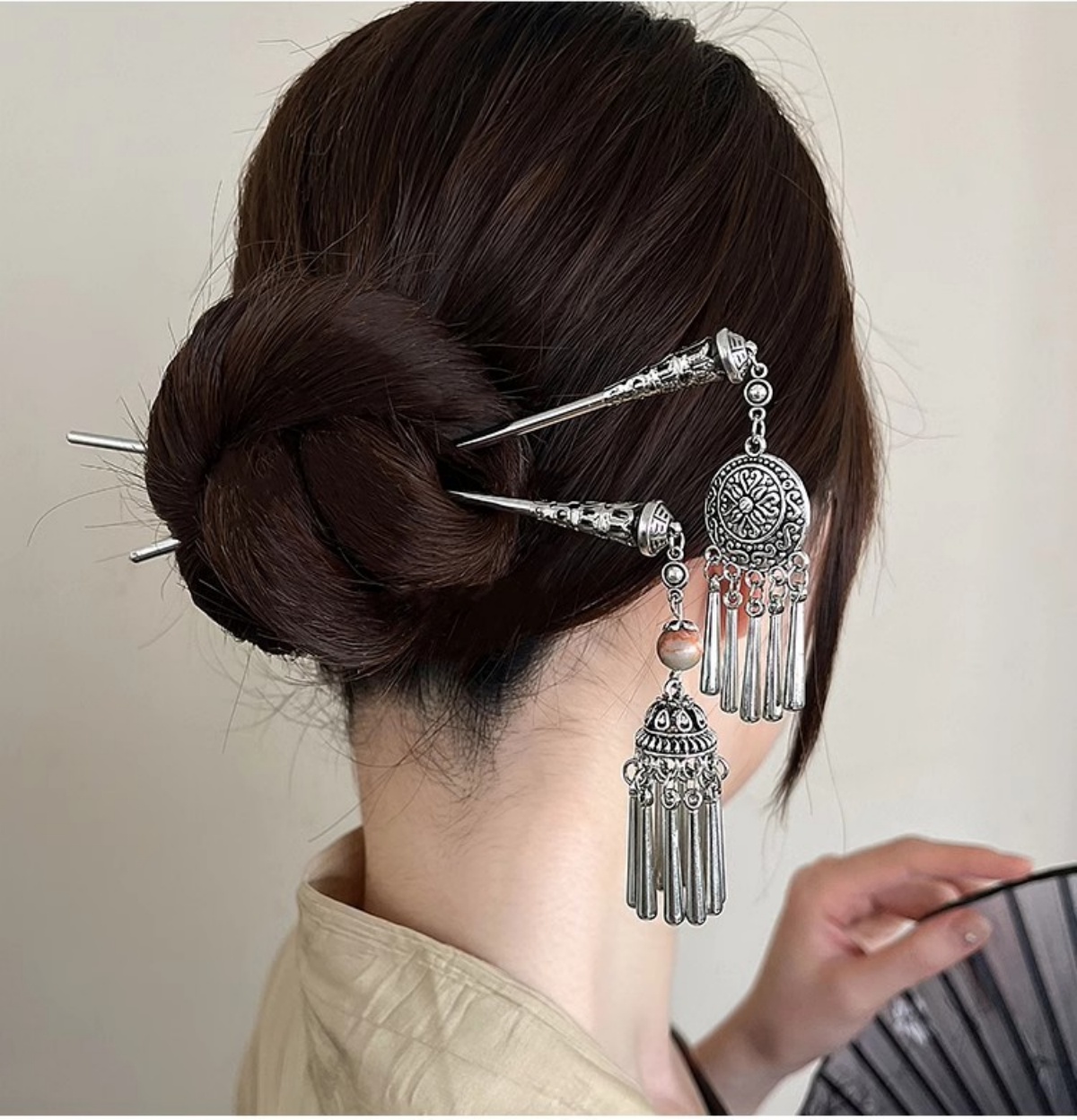 Grampo de cabelo feminino eleg - Vintage Tech Accessories avaliação e preço