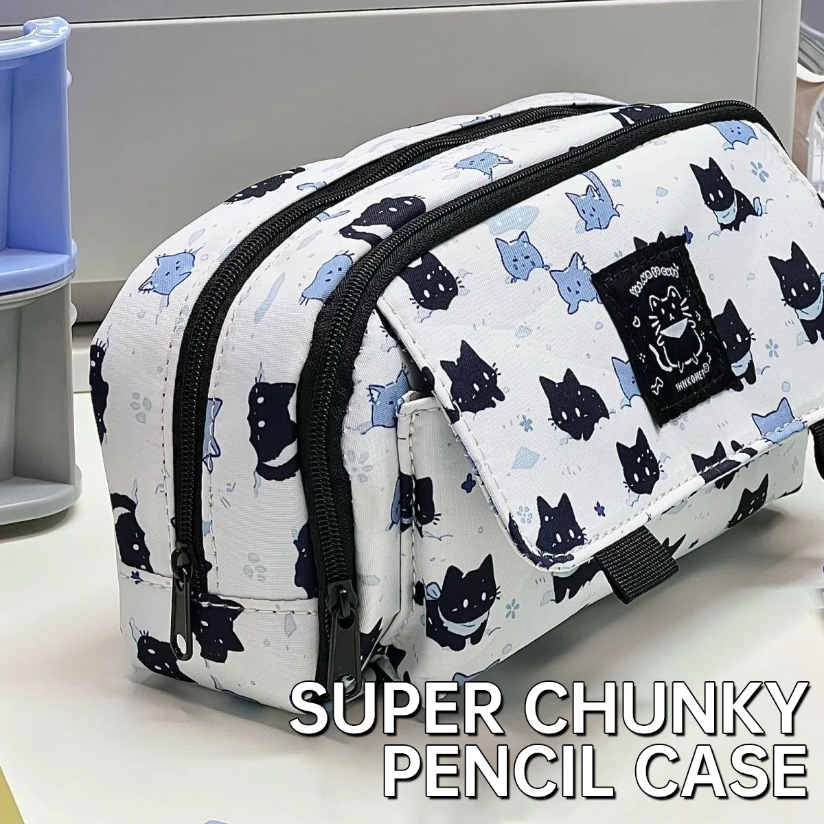 Estojo de lápis de gato fofo,  - Tech Office Accessories avaliação e preço
