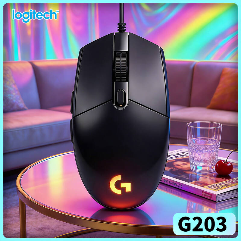 Mouse Gamer Logitech G203 LIGH - Logitech Mouse G203 avaliação e preço