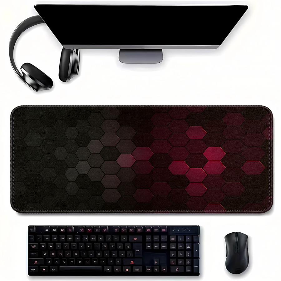Mouse Pad Vermelho Honeycomb T - Tech Accessories For Laptop avaliação e preço