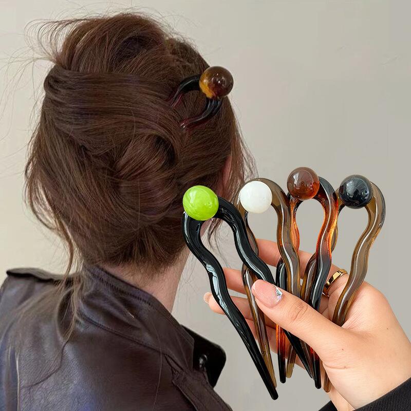 Grampo de Cabelo em Acrílico c - Tech Accessories For Women avaliação e preço