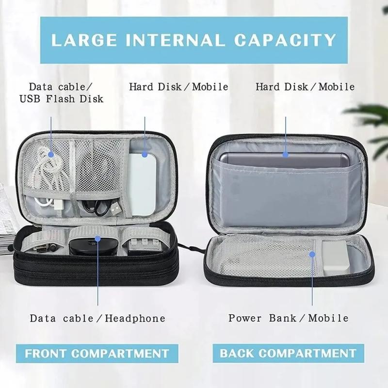 1PCS Bolsa Organizadora de Via - Travel Cable Organizer avaliação e preço