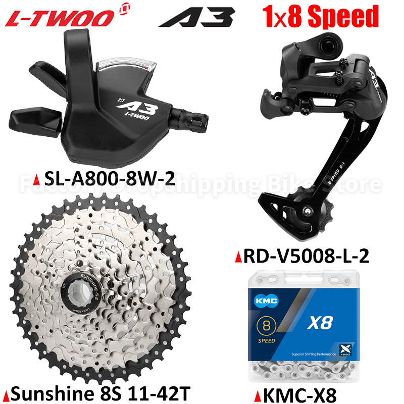 Ltwoo mtb bicicleta a3 1x8 kit - Tech Bike Accessories avaliação e preço