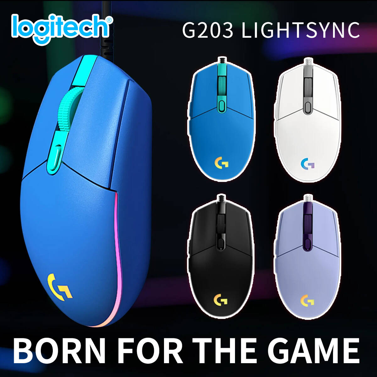Mouse para jogos com fio Logit - Logitech Mouse G203 avaliação e preço