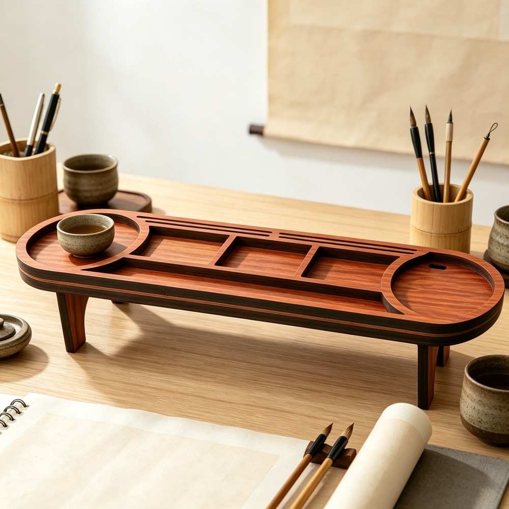 Organizador de Mesa de Madeira - Tech Office Accessories avaliação e preço