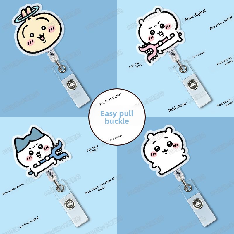 jiyi Porta-crachá Retrátil Kaw - Kawaii Tech Accessories avaliação e preço