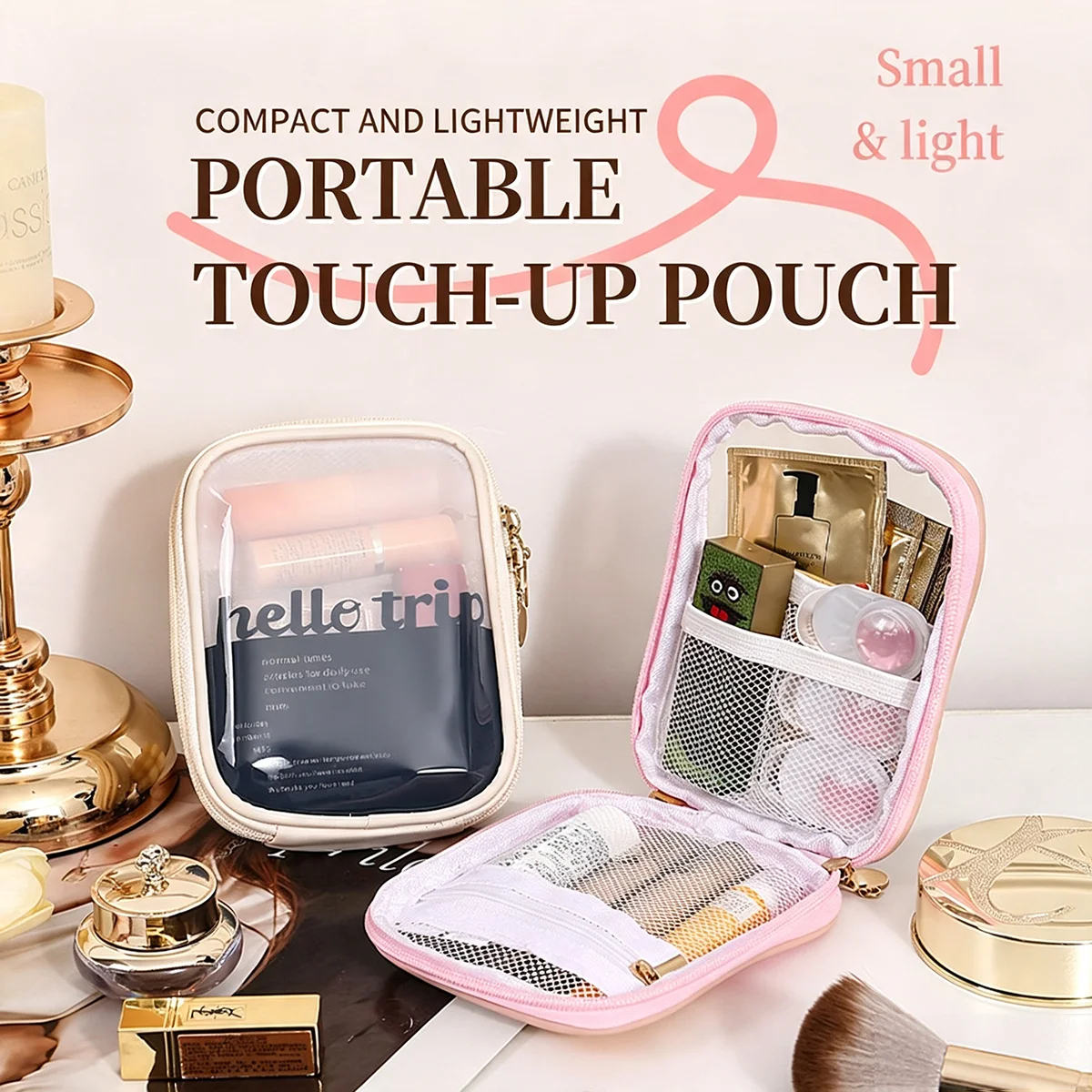 Bolsa de Maquiagem Transparent - Travel Cable Organizer avaliação e preço