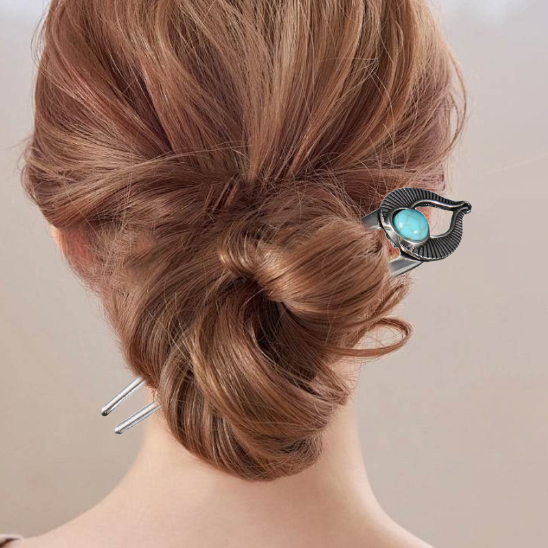 Egito turquesa u forma garfo d - Tech Accessories For Women avaliação e preço