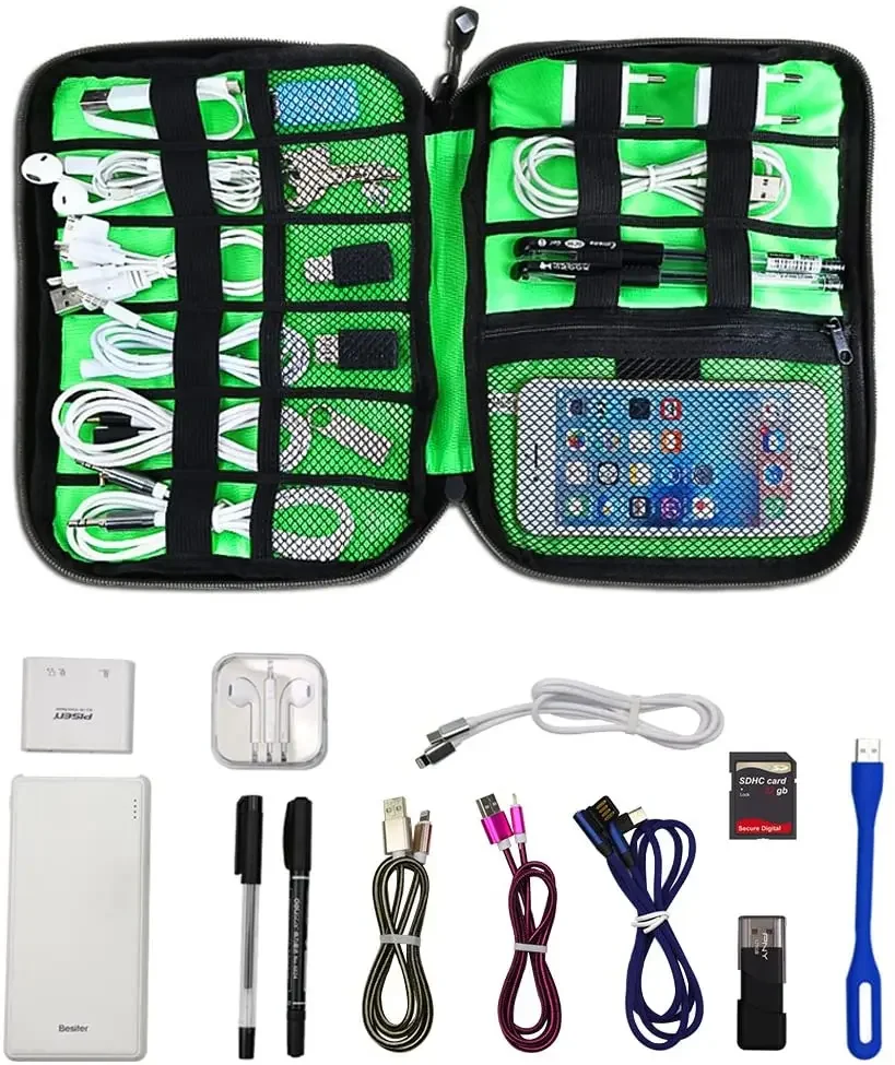 Kit de Organização de Cabos, B - Travel Cable Organizer avaliação e preço